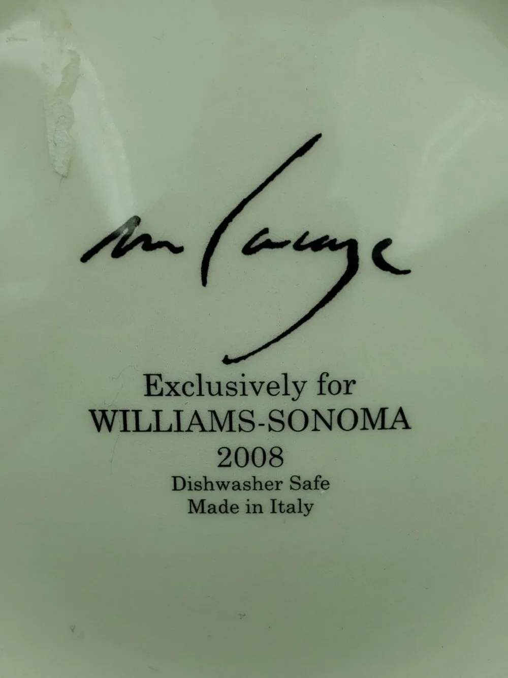 Williams-Sonoma Rooster Francais Soup Pasta Bowl Salad Serving Bowl